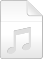 White audio file icon vector data for free