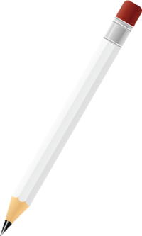 BLACK PENCIL WHITE vector icon