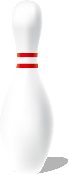 White bowling pin free vector data. | SVG(VECTOR):Public Domain | ICON