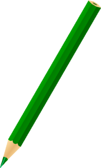 COLOR PENCIL DARK GREEN vector icon