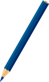 COLOR PENCIL NAVY BLUE vector icon