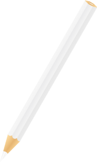 COLOR PENCIL WHITE vector icon