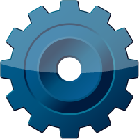 Navy blue config or tool vector data for free