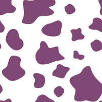 Seamless white and purple cow texture pattern