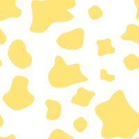 Seamless white and yellow cow texture pattern