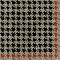 Black and orange Houndstooth check pattern vector data.