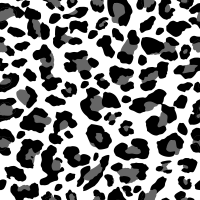 Seamless snow and white leopard texture pattern