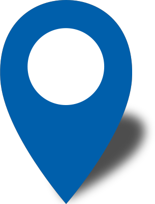 Simple location map pin icon2 blue free vector data | SVG(VECTOR