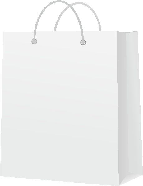 PAPER BAG WHITE vector icon | SVG(VECTOR):Public Domain | ICON PARK