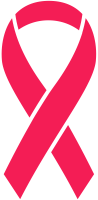 Pink Ribbon Sticker Icon2 Vector Data.