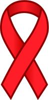 Red Ribbon Sticker Icon.vector data