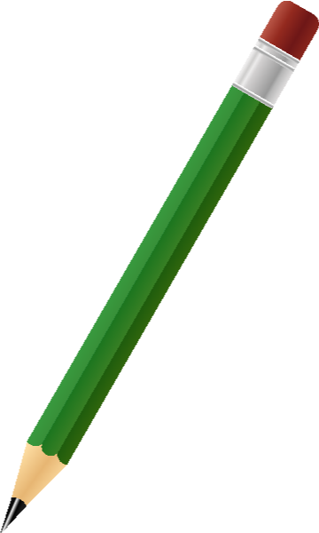 BLACK PENCIL DARK GREEN vector icon