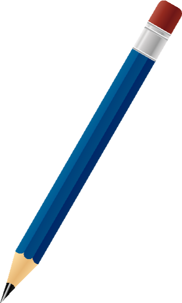 BLACK PENCIL NAVY BLUE vector icon