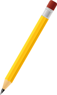 BLACK PENCIL YELLOW vector icon