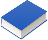 BOOK2 ICON BLUE VECTOR DATA