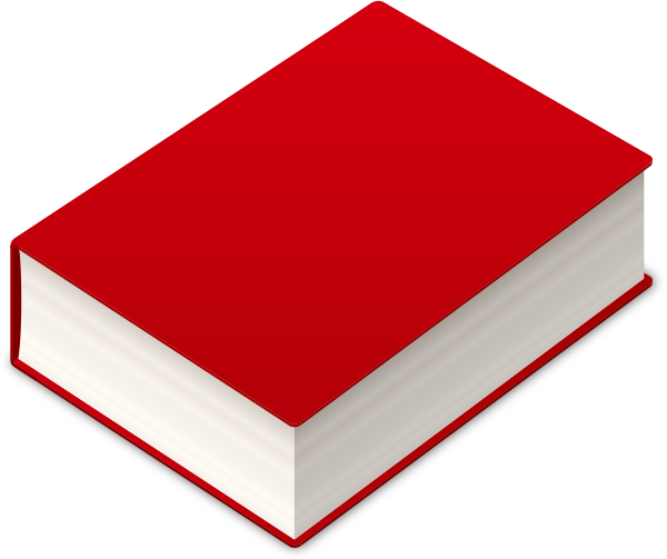 BOOK2 ICON RED VECTOR DATA