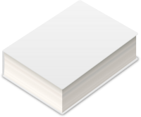 BOOK2 ICON WHITE VECTOR DATA