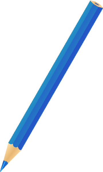 COLOR PENCIL BLUE vector icon