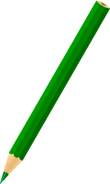 COLOR PENCIL DARK GREEN vector icon