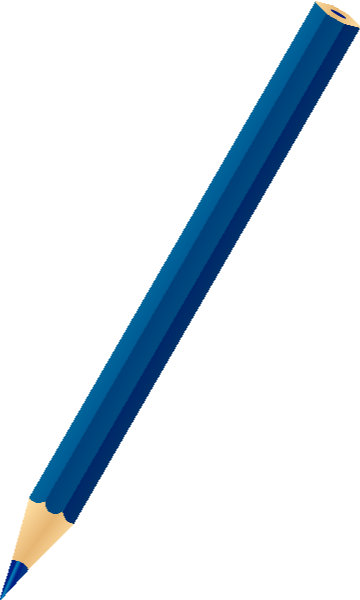 COLOR PENCIL NAVY BLUE vector icon