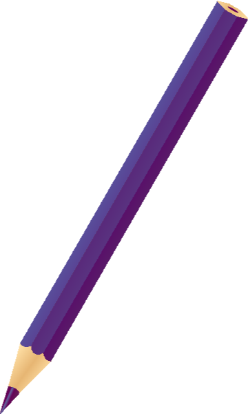 COLOR PENCIL PURPLE vector icon