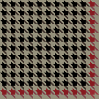 Black and red Houndstooth check pattern vector data.