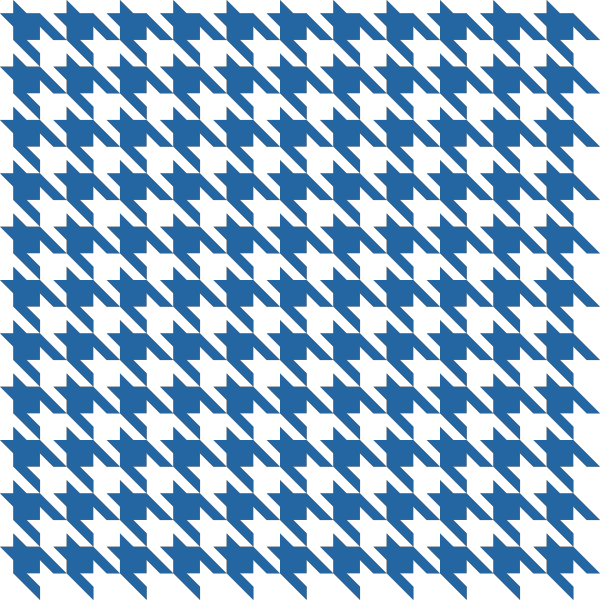 Blue1 Houndstooth check vector data