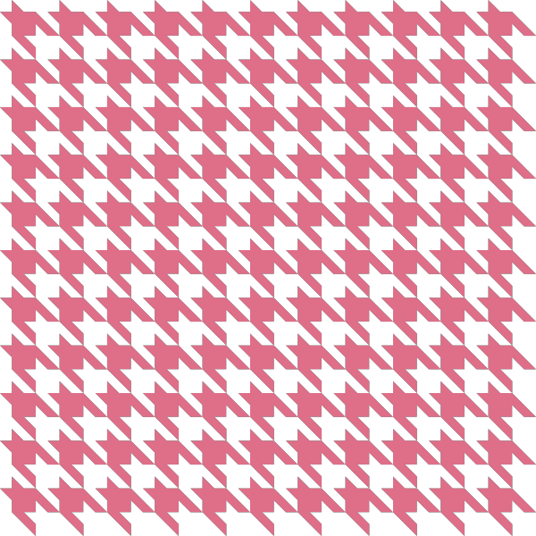 Pink Houndstooth check vector data