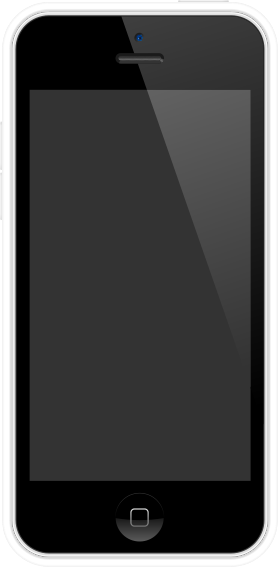 iPhone 5C White and White case vector data for free