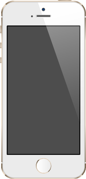iPhone 5S Gold vector data for free.