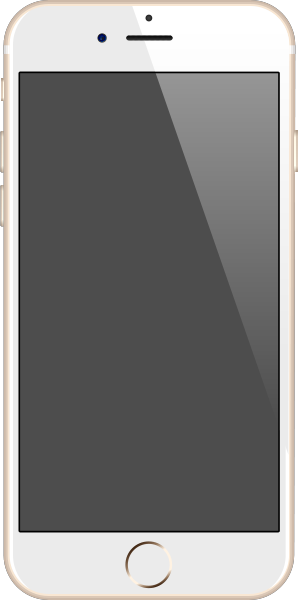 iPhone 6 gold vector data for free.