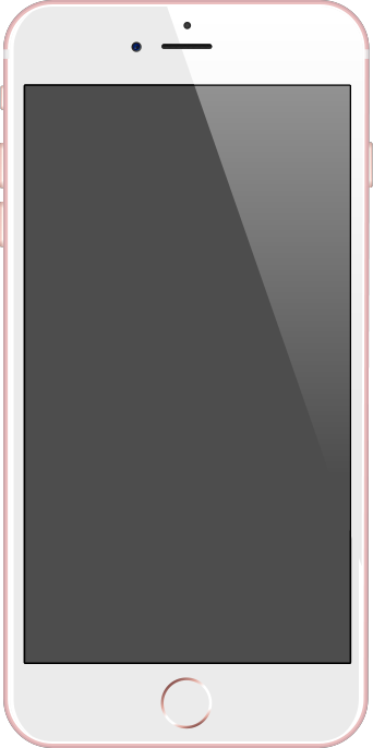 iPhone 6s Plus rose gold vector data for free.