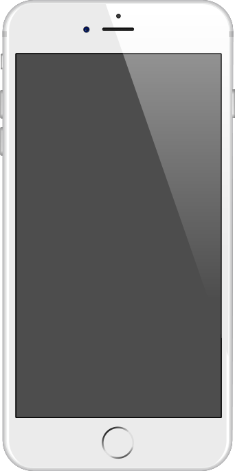 iPhone 6 Plus silver vector data for free.