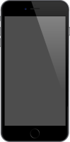 iPhone 6 Plus space gray vector data for free.