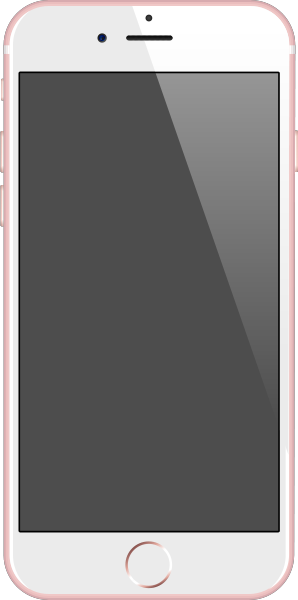 iPhone 6s rose gold vector data for free.