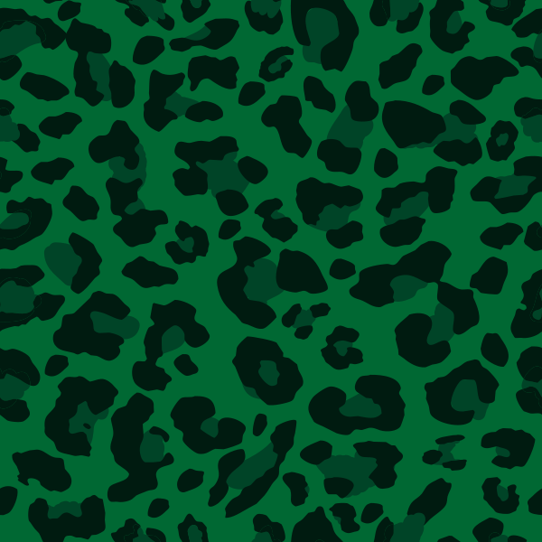 Seamless green leopard texture pattern