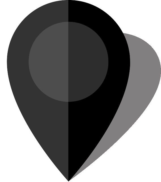 Simple location map pin icon6 black free vector data