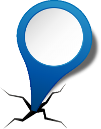 location map pin BLUE2