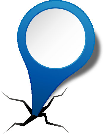 location map pin BLUE2