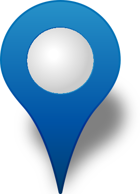 Location map pin BLUE3
