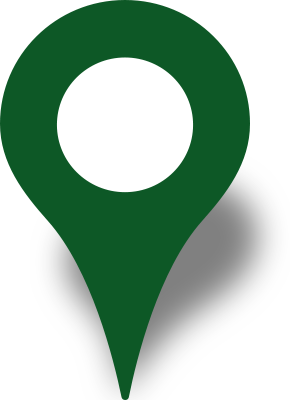 Simple location map pin icon dark green free vector data