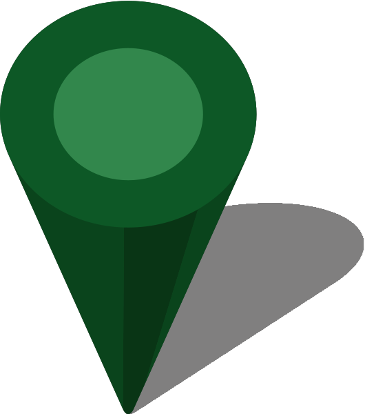 Simple location map pin icon3 dark green free vector data