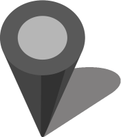 Simple location map pin icon3 gray free vector data