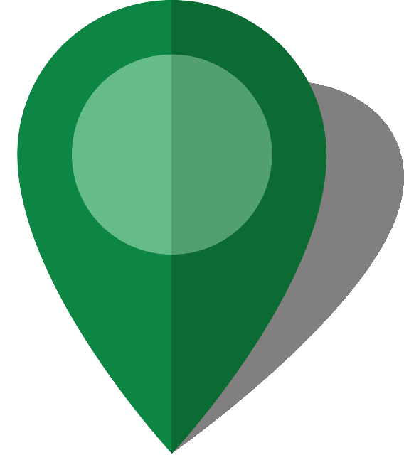 Simple location map pin icon6 green free vector data