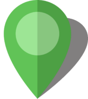 Simple location map pin icon10 light green free vector data