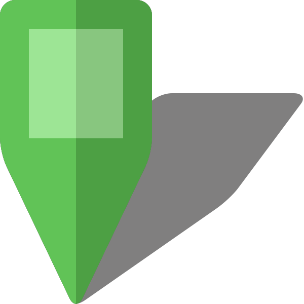 Simple location map pin icon5 light green free vector data