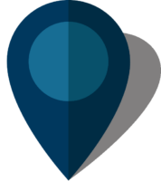 Simple location map pin icon10 navy blue free vector data