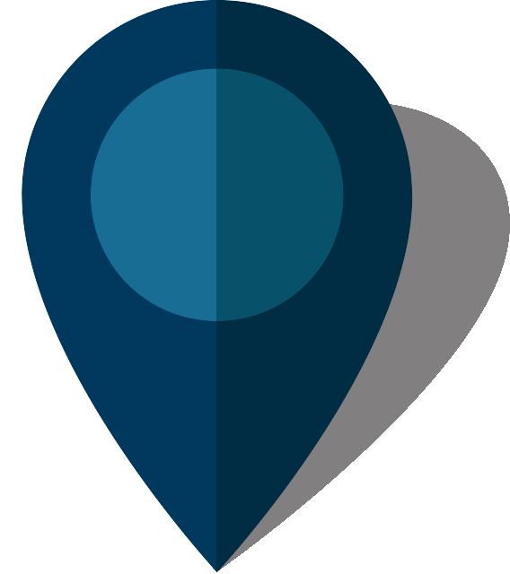 Simple location map pin icon6 navy blue free vector data