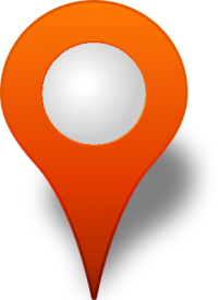 Location map pin ORANGE3