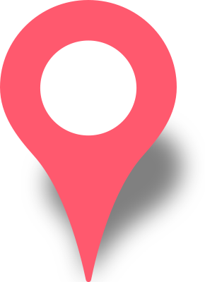 Simple location map pin icon pink free vector data